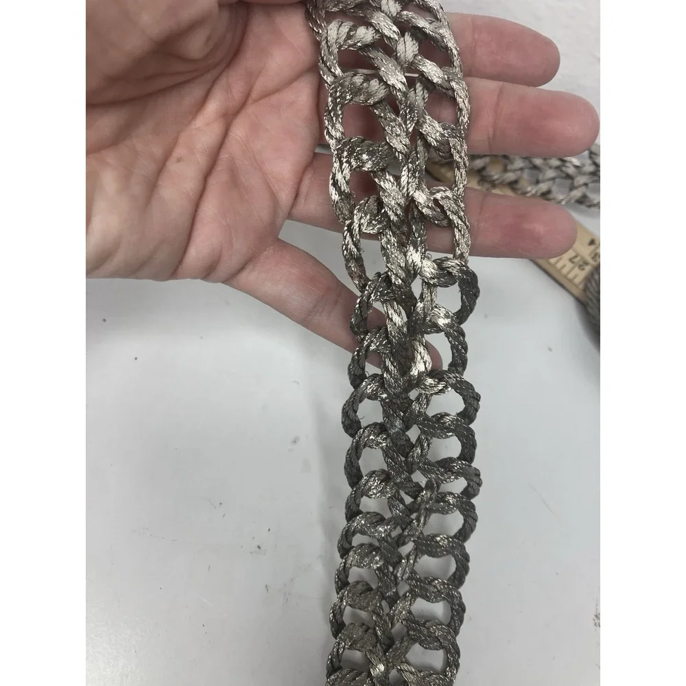 VTG 70 Grecian Handwoven Wire Mesh Belt Adjustable Up To 36